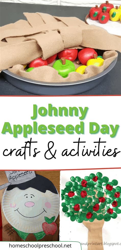 20 Hands On Preschool Activities For Johnny Appleseed Day
