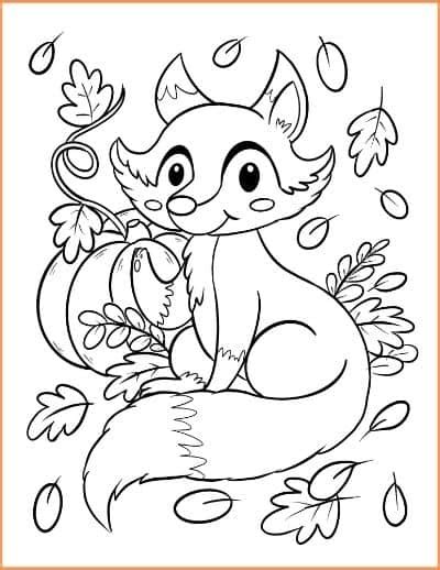 Fall Coloring Pages For Kids