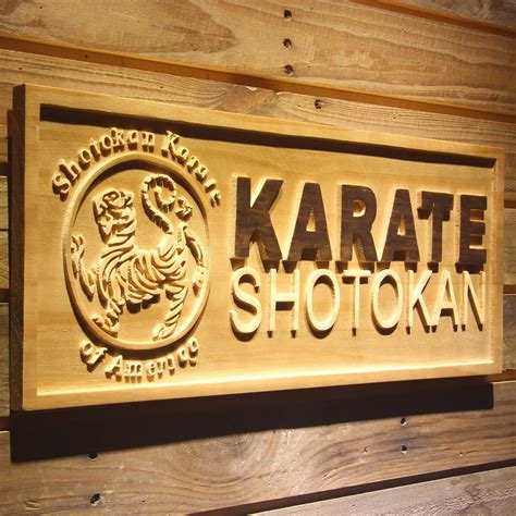 Shotokan Karate Wood Sign Neon Sign Led Sign Shop Whats Your Sign