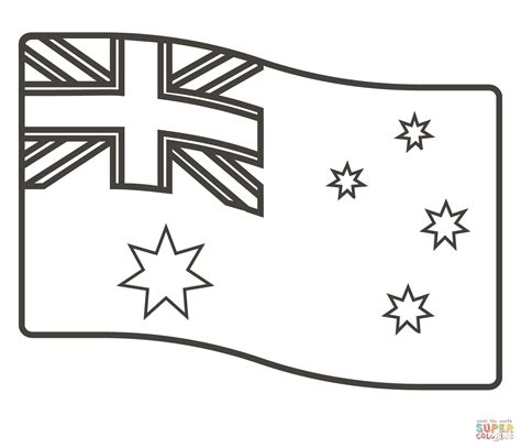 New Australia Flag Coloring Page Coloring Games Online