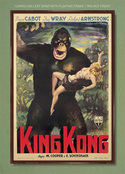 King Kong Poster King Kong Art Vintage Movie Poster Retro Ph