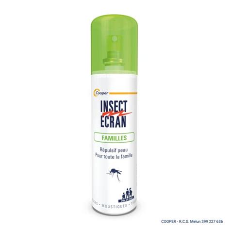 Anti Moustique Spray R Pulsif Peau Insect Ecran Familles Insect Ecran