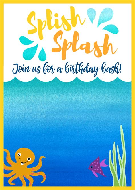 You can print it at a print shop in which it surely. Ocean-themed birthday party: a real mom's guide - The Many ...
