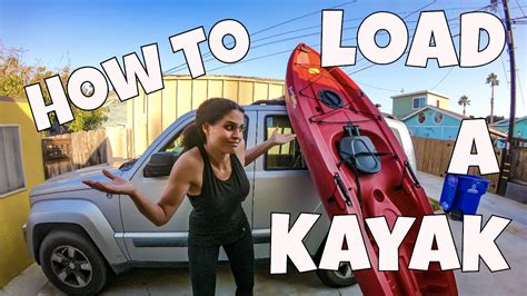 How To Load A Kayak All By Yourself Youtube