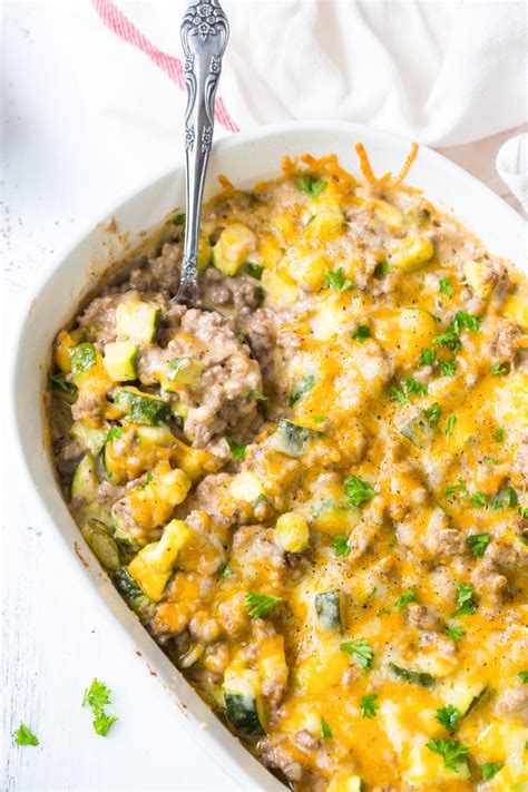 The recipe calls for venison but stew meat is also acceptable. Keto Ground Beef Casserole | Lara Clevenger