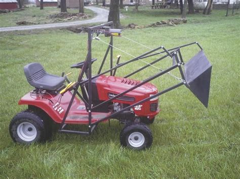 Farm Show High Lift Mini Loader Fits Garden Tractor Garden Tractor