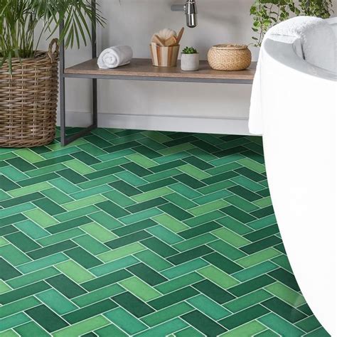 Green Floor Tiles