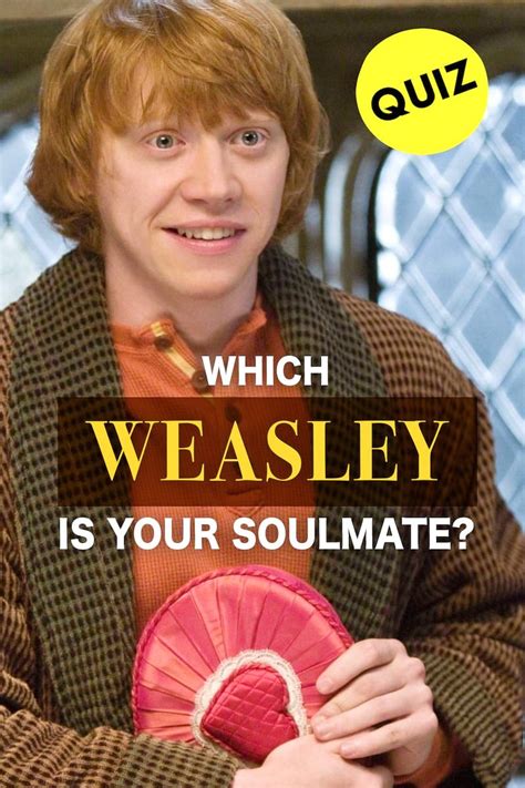 Hogwarts Quiz Which Weasley Is Your Soulmate Hogwarts Quiz