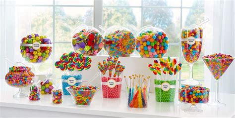 Rainbow Candy Buffet Supplies Rainbow Candy And Containers