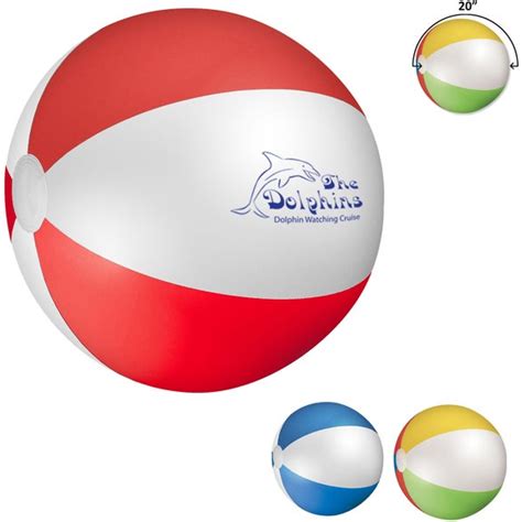 Promotional 20 Beach Balls With Custom Logo For 115 Ea