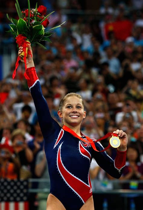Shawn Johnson At The 2008 Olympics In Beijing Shawn Johnson Wore Her