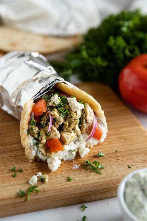 Easy Chicken Gyros Quick Flavor Loaded Dinner