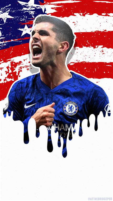 Hd wallpapers and background images. Christian Pulisic x USA - iPhone Wallpaper : chelseafc