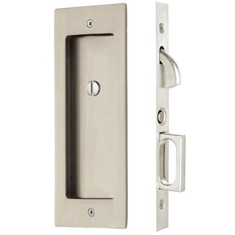 Mortise Pocket Door Hardware Collection Modern Rectangular Privacy