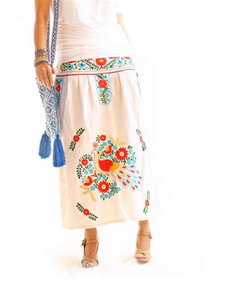 Handmade Mexican Dress From Aida Coronado Mexican Strapless Embroidered Dress Aida Coronado