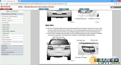 Toyota Fortuner Newest 2013 Workshop Manual Automotive Software