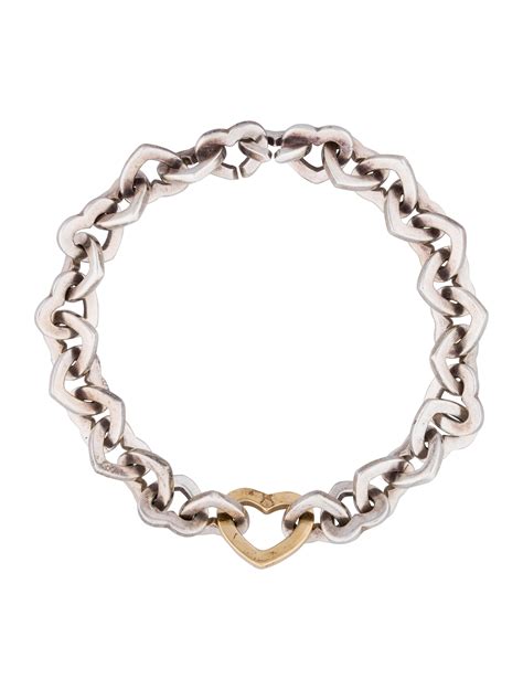 Tiffany Co Interlocking Heart Bracelet Bracelets Tif The
