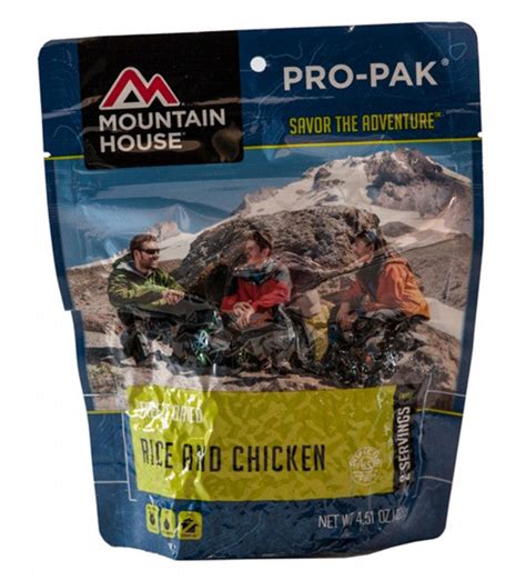 Mountain House Rice And Chicken Pro Pak Vassar Outdoors