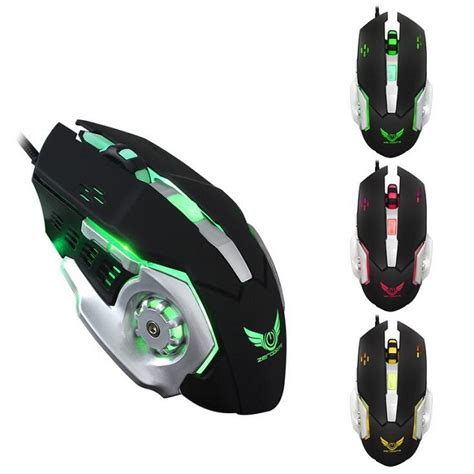 X500 Usb Wired Gaming Mouse 3200dpi 6 Buttons Mechanical Macros Game
