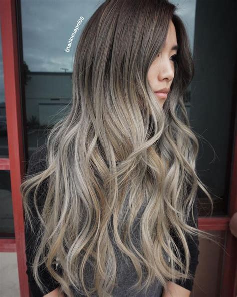 Balayage Straight Hair Color Ideas For Ash Blonde Ombre Hair Ombre Hair Blonde