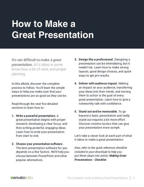 Complete Guide To Making Great Presentations