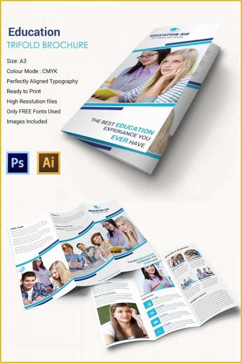 School Brochure Template Free Download Of Education Brochure Template