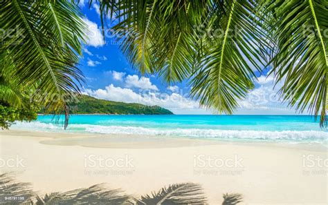 Tropical Beach Anse Lazio At Praslin Island Seychelles Most Beautiful