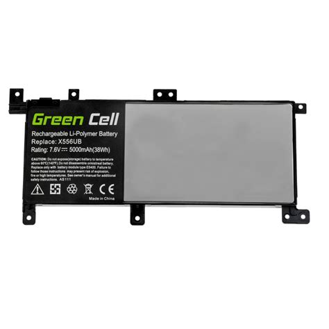 Bateria De Laptop De Green Cell Asus X556u X556ua X556ub X556uf X556uj