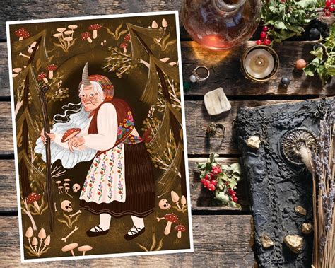 Baba Roga Slavic Mythology Slavic Folk Art Slavic Etsy Uk