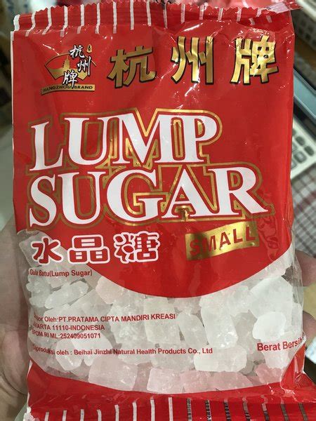 Jual Gula Batu Kristal Kecil China Lump Sugar 400 Gr Hangzhou Brand