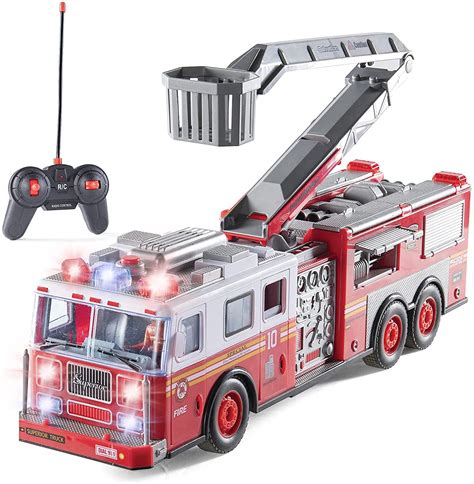 Buy Prextex Rc Remote Control Fire Truck Toy For Kids With Remote
