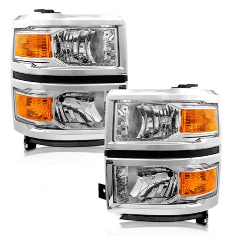 Adcarlights For 2014 2015 Chevy Silverado 1500 Headlight Assembly