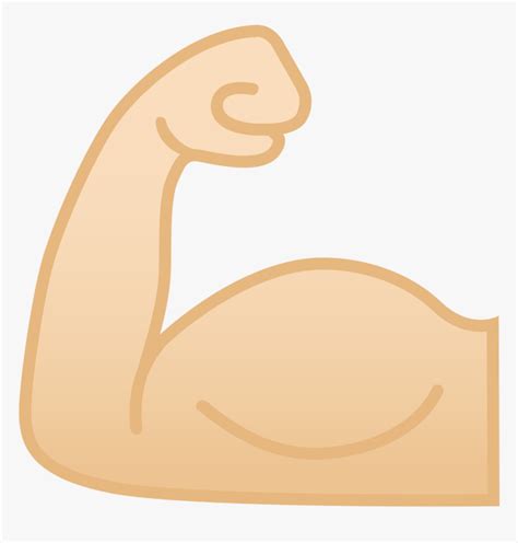 Emoji Arm Biceps Strong Flexing Muscle Emoji Png Clipart Biceps