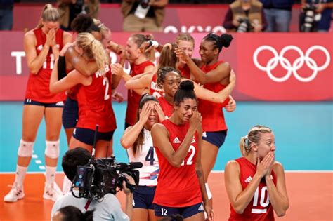 The Us Womens Volleyball Team Wins Their First Olympic Gold Popsugar Fitness Photo 11