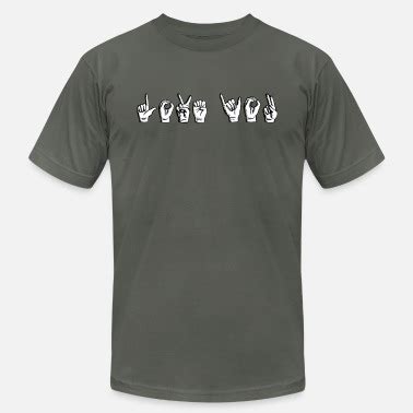 Sign Language Fuck You Mens Premium T Shirt Spreadshirt