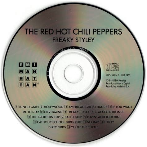 Release “freaky Styley” By The Red Hot Chili Peppers Cover Art