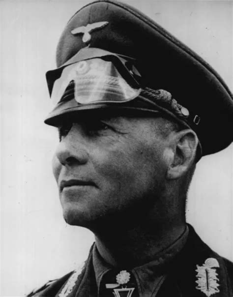 Wwii B W Photo German General Erwin Rommel Ww World War Two Wehrmacht