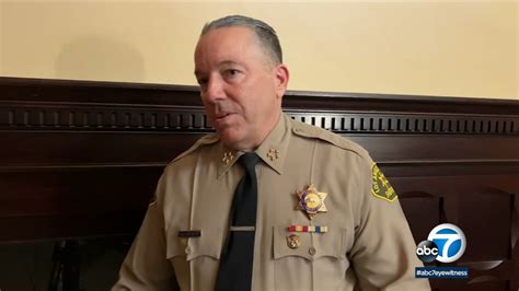La County Sheriff S Race Robert Luna Claims Sheriff Villanueva Gave Preferential Treatment To