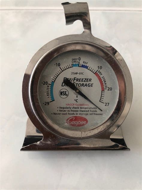 Cooper Freezer Temperature Gauge Stainless Steel Tv And Home Appliances