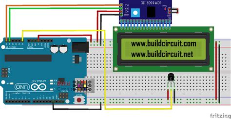 Temperature Sensor Using Arduino Lm35 And I2c Lcd Buildcircuitcom