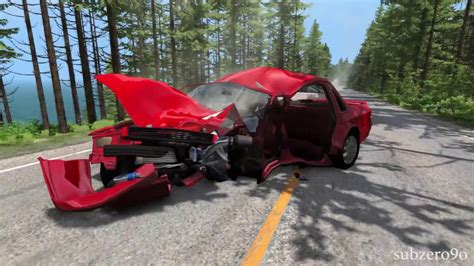 Beamng Drive Brutal Crashes 1 Youtube