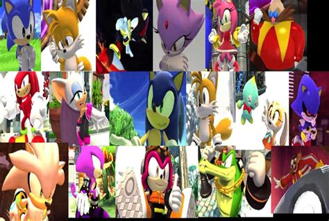 Sonic Generations Characters By Sondowverdarkrose On Deviantart