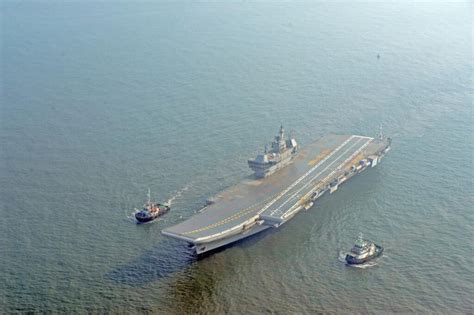 Indias New Aircraft Carrier Vikrant Starts 3rd Round Of Sea Trials