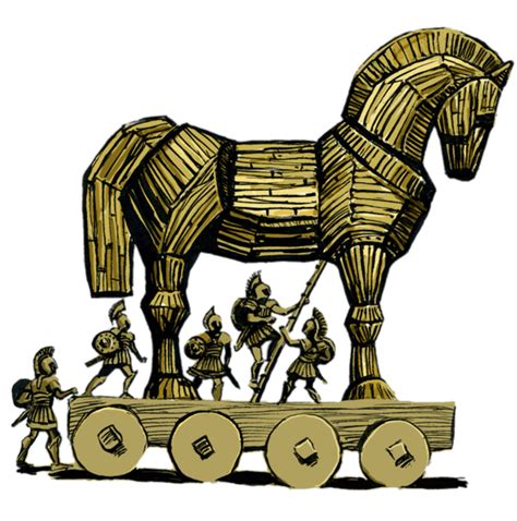 Trojan Horse Illustration Transparent Png Stickpng