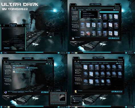 10 Very Cool Dark Windows 7 Themes For 2014