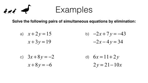 A19a Part 1 Video 2 Of 2 Solving Simultaneous Equations By Substitution