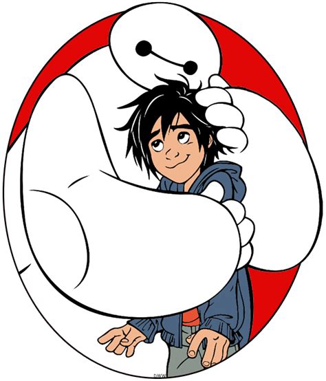 Clip Art Of Baymax Hugging Hiro From Big Hero 6 Bighero6 Baymax