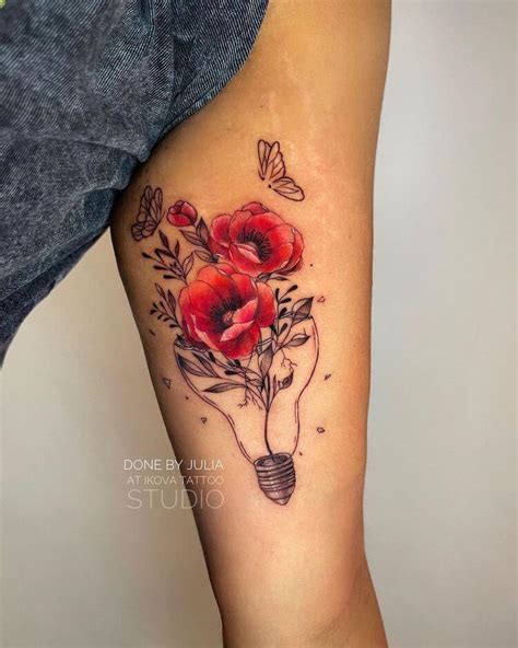 20 Remarkable Poppy Flower Tattoo Designs For Women Moms Got The Stuff