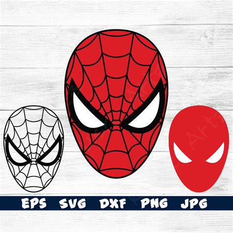 Spiderman Svg Spiderman Face Svg Spiderman Clipart Etsy