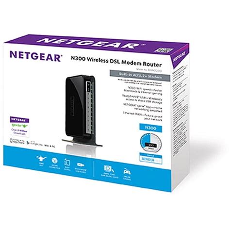 Netgear N300 Wireless Adsl2 Modem Router Dgn2200